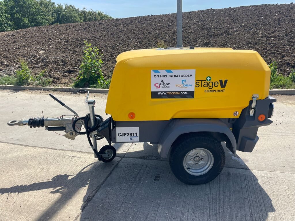Atlas Copco XAS48 90cfm Single Tool Compressor